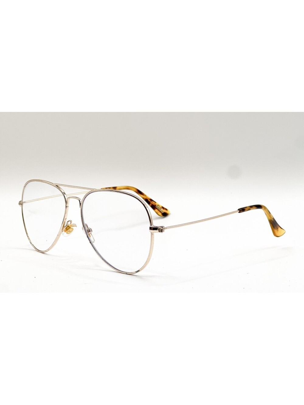 Ottoto Magnus 35-000457 Gold Aviator Authentic Eyeglass Frames 54-15-145